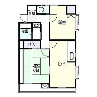 ハイツカーペンター【2階】の間取り
