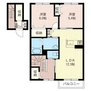 エスポワール【2階】の間取り