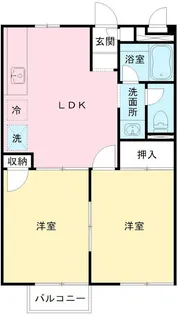 フィルコートII【2階】の間取り