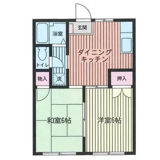 フローラパレス【2階】の間取り