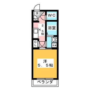 ハイツヤマト【3階】の間取り