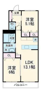 マルエイハイツ【3階】の間取り