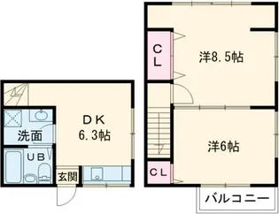 小澤アパートの間取り