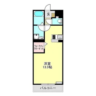 ヘリテージ宮町【1階】の間取り