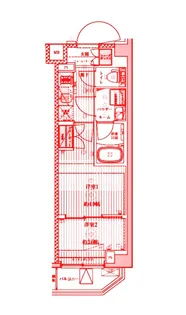 ブライズ鷺沼【1階】の間取り