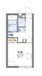 レオパレスフリーデ【1階】の間取り