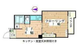 フリーデンカナメ【4階】の間取り