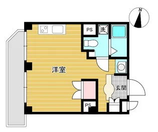 坂口小岩ビル【4階】の間取り