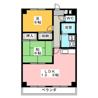 サンモールT・H【2階】の間取り