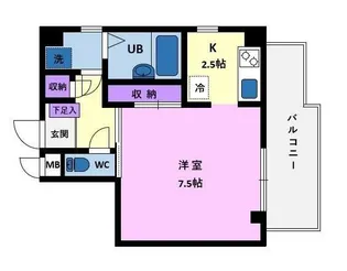 ベアフルート中央林間【3階】の間取り