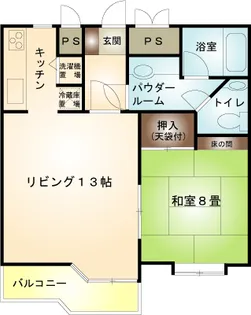 箱根 強羅 リゾートマンション ナイスシーン強羅【1階】の間取り
