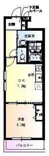 フジパレス瑞光III番館【1階】の間取り