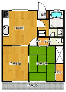 メゾン・ド・セイリング【2階】の間取り