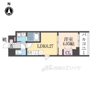 LuckField【8階】の間取り