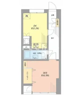 カクエイ・ハイホーム【3階】の間取り