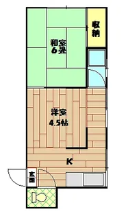 双葉ハウス【1階】の間取り