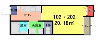 Lapis東大宮【1階】の間取り