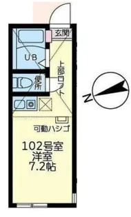 ユナイト弘明寺カールシュミット【1階】の間取り
