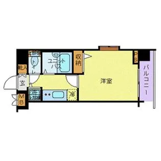 フェニックス芝アストラーレ【8階】の間取り