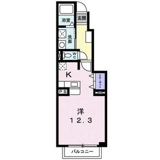 デュオロッサ【1階】の間取り