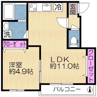 セレニティコート【2階】の間取り