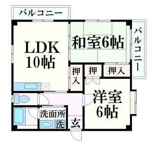 NEEDLE COURT(ニードルコート)【2階】の間取り
