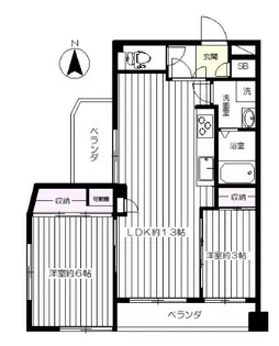 藤栄ビル【4階】の間取り