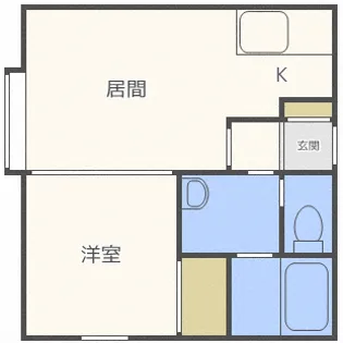 シティハウス発寒南【2階】の間取り