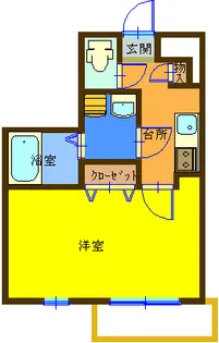 パルティール元住吉【4階】の間取り