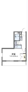 レオパレスMITA【2階】の間取り