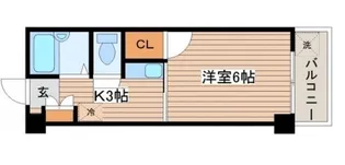 ロイヤルシティ隅の浜【3階】の間取り
