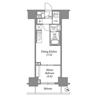 ACP Residence 浅草【3階】の間取り