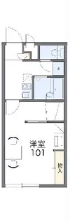 レオパレス追分台A【2階】の間取り