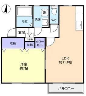 アネシスII【2階】の間取り