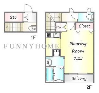 maison de lilasの間取り
