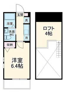 アザーレ・バモス宮崎台【3階】の間取り