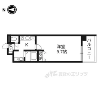 イー・ウエスト【5階】の間取り