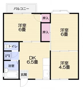 フリーダム山津【2階】の間取り