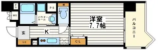 リップル上本町【7階】の間取り