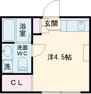 CONTEL-K代田【1階】の間取り