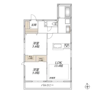 のんのか【3階】の間取り