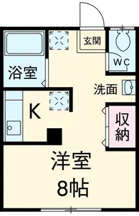 パルコート1【2階】の間取り