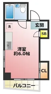 THレジデンス南長崎【2階】の間取り