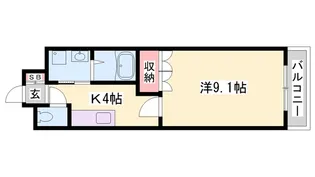 カーサ・キアーラ【3階】の間取り