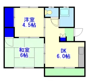 山雄マンション【2階】の間取り