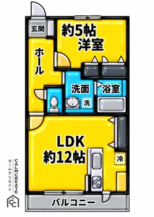 Belle ville杉【2階】の間取り