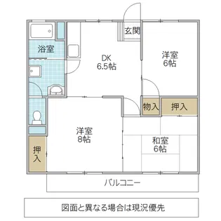 黒澤マンション【2階】の間取り