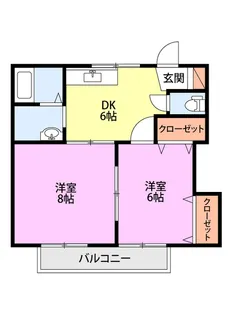 壱番館B【1階】の間取り