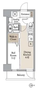 グランカーサ住吉II【5階】の間取り
