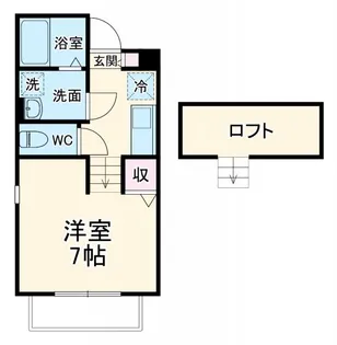 Villa Tasso 桜木町【2階】の間取り